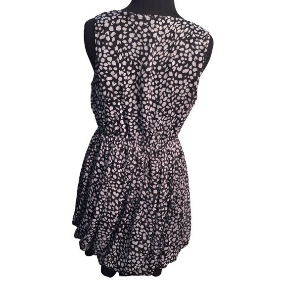 Sans Souci Bubble Bottom Tank Dress with White splotches Pattern - Womens size M - Picture 3 of 7